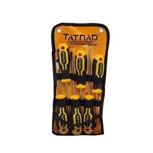 پیچ گوشتی چهارسو دوسو تات ناد مدل 001 مجموعه 6 عددی